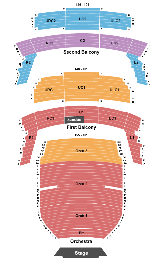 Hamilton Seating Chart Dc